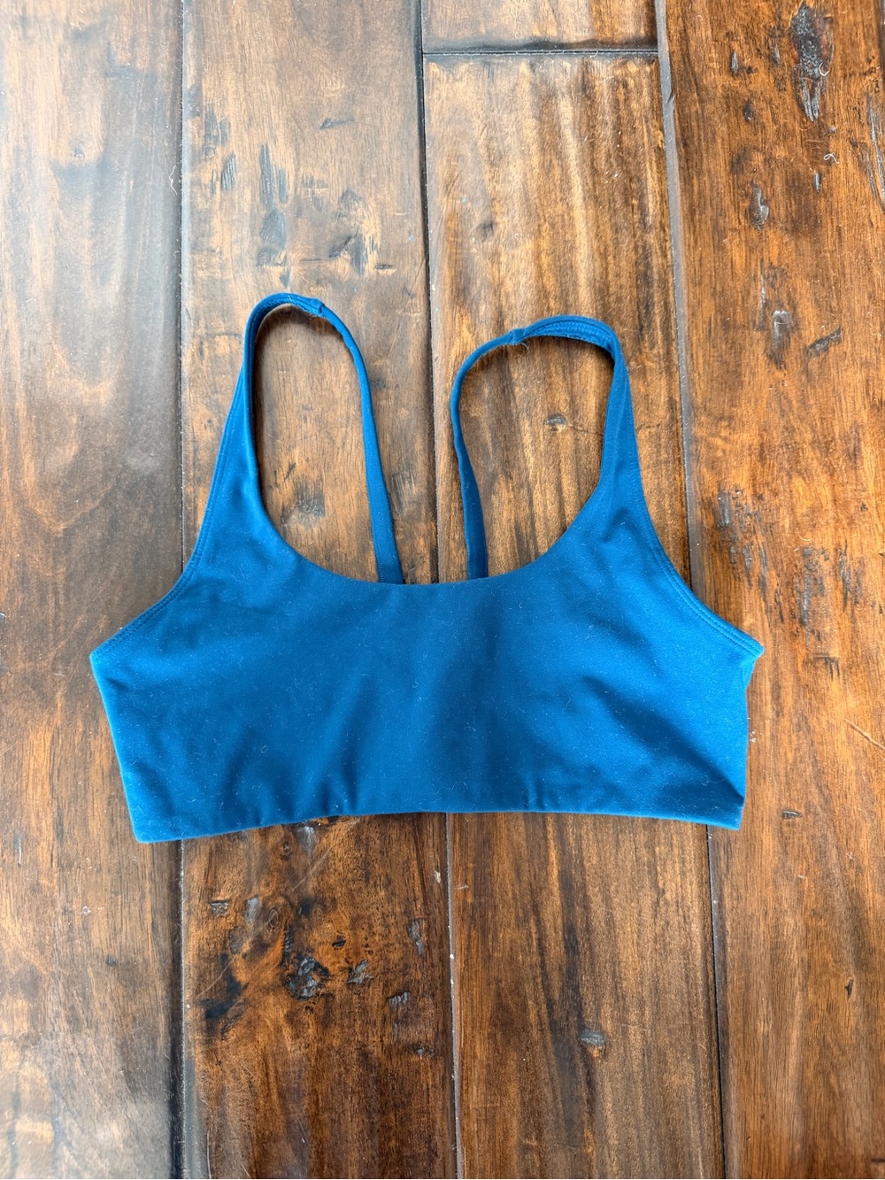 Vuori Teal Scoop Bralette